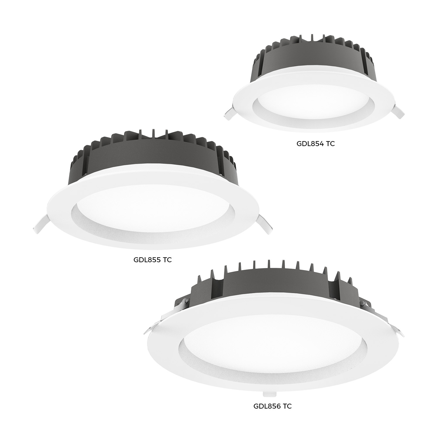 MERCURY LED DOWNLIGHT WHITE 28W/39W, 3000/4000/5700K, IP54, DIMMABLE